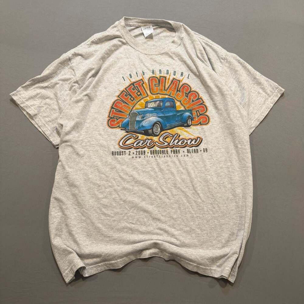 Vintage Fruit of the Loom Best 18th Street Car Show Cutco Graphic T-Shirt XL